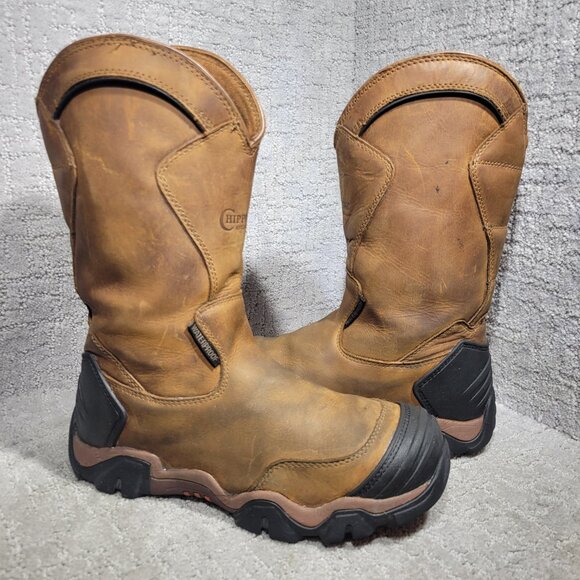 Chippewa Cross Terrain 12" Men's 8M Brown Waterproof Composite Toe Work AE5023 - Picture 1 of 10
